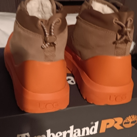 UGG Neumel Weather Hybrid Boots - Brown and Orange Size 13 Limited Edition LNWOT - Picture 5 of 8